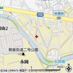 福岡県筑紫野市永岡231周辺の地図