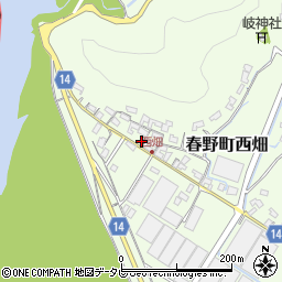 高知県高知市春野町西畑351周辺の地図