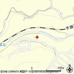 愛媛県大洲市平野町野田2860周辺の地図