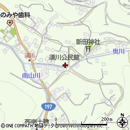 須川公民館周辺の地図