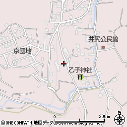 福岡県那珂川市別所409-1周辺の地図
