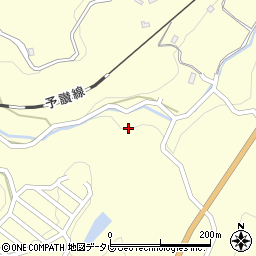 愛媛県大洲市平野町野田2697周辺の地図