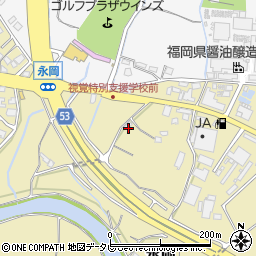 福岡県筑紫野市永岡104周辺の地図