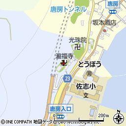 瀧福寺周辺の地図