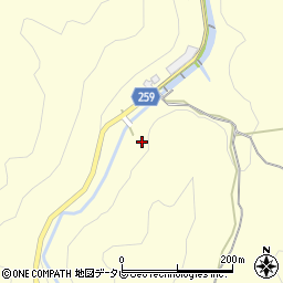愛媛県大洲市平野町野田3990周辺の地図