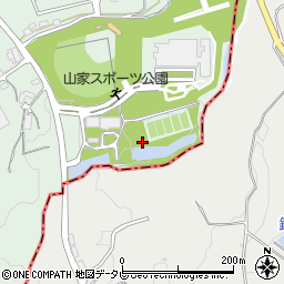 福岡県筑紫野市山家3745-5周辺の地図
