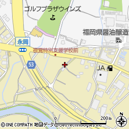 福岡県筑紫野市永岡100周辺の地図