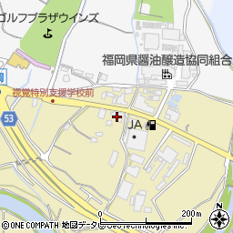 株式会社福岡九州クボタ　筑紫営業所周辺の地図
