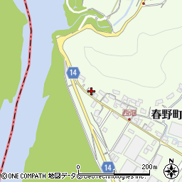 高知県高知市春野町西畑315周辺の地図