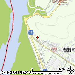 高知県高知市春野町西畑314周辺の地図