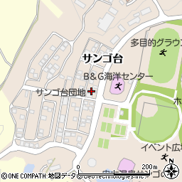 〒649-3510 和歌山県東牟婁郡串本町サンゴ台の地図