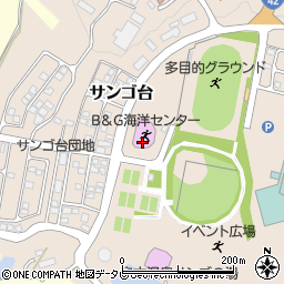 串本町立　Ｂ＆Ｇ海洋センター周辺の地図