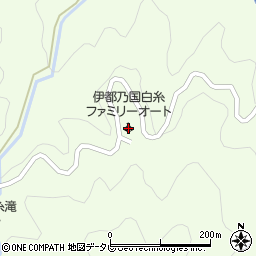 伊都乃国白糸ファミリーオートキャンプ場周辺の地図