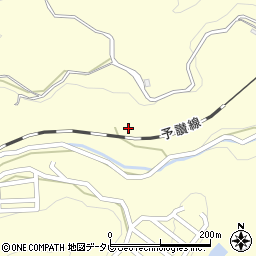 愛媛県大洲市平野町野田1870周辺の地図