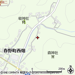 高知県高知市春野町西畑580周辺の地図