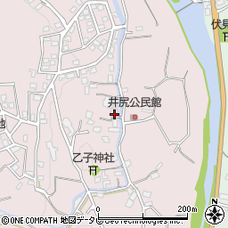 福岡県那珂川市別所464周辺の地図