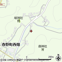 高知県高知市春野町西畑578周辺の地図