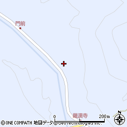 大分県中津市本耶馬渓町跡田1262周辺の地図