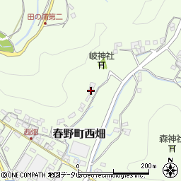 高知県高知市春野町西畑423周辺の地図