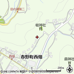 高知県高知市春野町西畑428-1周辺の地図