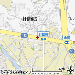 筑紫野中学校入口周辺の地図