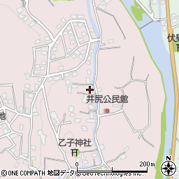 福岡県那珂川市別所461周辺の地図