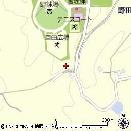 愛媛県大洲市平野町野田3861周辺の地図