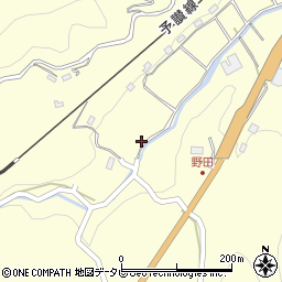 愛媛県大洲市平野町野田1323周辺の地図