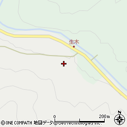 大分県中津市本耶馬渓町西屋形134周辺の地図