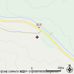 大分県中津市本耶馬渓町西屋形132周辺の地図