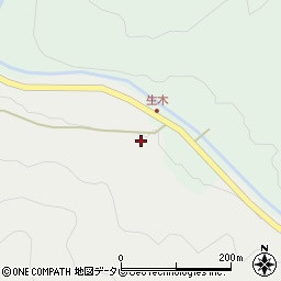 大分県中津市本耶馬渓町西屋形125周辺の地図