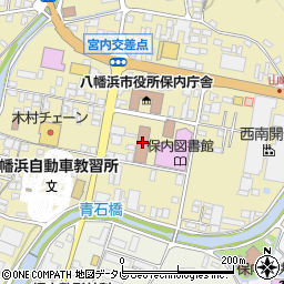 中央公民館保内別館周辺の地図