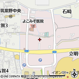 福岡県筑紫野市立明寺481周辺の地図