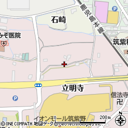 福岡県筑紫野市立明寺534周辺の地図