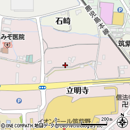福岡県筑紫野市立明寺535周辺の地図