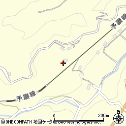 愛媛県大洲市平野町野田1472周辺の地図