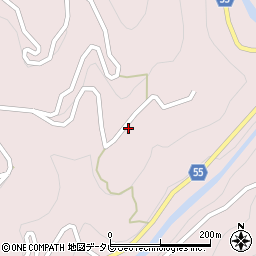 愛媛県大洲市肱川町山鳥坂3778周辺の地図