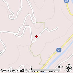 愛媛県大洲市肱川町山鳥坂3783周辺の地図