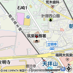 筑紫野太宰府消防組合消防本部周辺の地図