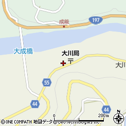 大川自動車周辺の地図