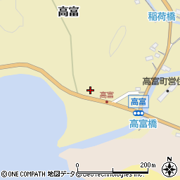 和歌山県東牟婁郡串本町高富583周辺の地図