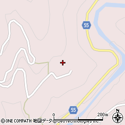 愛媛県大洲市肱川町山鳥坂3806周辺の地図