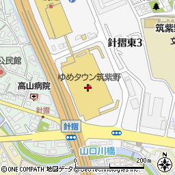 福岡銀行ゆめタウン筑紫野 ＡＴＭ周辺の地図