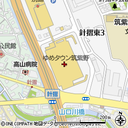 コダマ健康食品株式会社　ゆめタウン筑紫野店周辺の地図