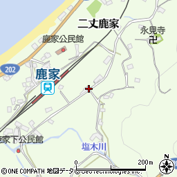 福岡県糸島市二丈鹿家1761周辺の地図