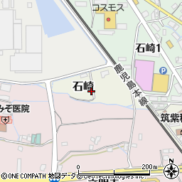 福岡県筑紫野市石崎周辺の地図