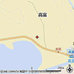 和歌山県東牟婁郡串本町高富599周辺の地図