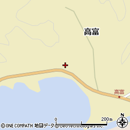 和歌山県東牟婁郡串本町高富603周辺の地図