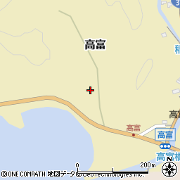 和歌山県東牟婁郡串本町高富614周辺の地図