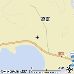和歌山県東牟婁郡串本町高富601周辺の地図